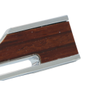 Armaturenbrett Chrom / Holzsatz Zebrano Holz / 2 Schalter  für Mercedes R107 US Version