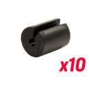10x rubber bearing protective sleeve for Mercedes R107...