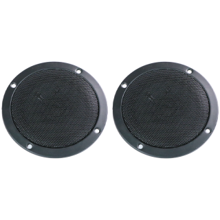 2x speakers 120mm 30mm shallow installation depth 4Ohm 30Watt 110 - 13000 Hz
