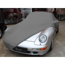 Grey AD-Cover ® Mikrokuntur with mirror pockets for Porsche 993
