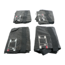 4 Reifentaschen + Fach für Radbolzen & Aufbereitungsset für Reifen und Felgen