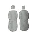 Seat covers gray 6-piece for Mercedes R107 from 10/1975-1985