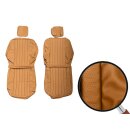 Bamboo seat covers 6-piece for Mercedes R107 from 10/1975-1985