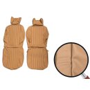 Bamboo seat covers 6-piece for Mercedes R107 up to year 09/1975