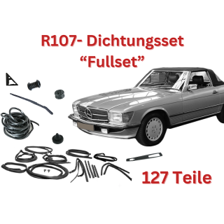 127-Teiliger Karosserie Dichtungssatz für Mercedes R107 Vollrestaurierung