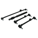 1 set of tie rods + steering rod with steering damper for Mercedes W124 from 09/1989