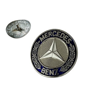 NOS Kühlerplakette für Mercedes  W111 & W114 W115 bis 07/73