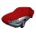 Car-Cover Samt Red with Mirror Bags for Mercedes E-Klasse (W210)