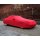 Car-Cover Satin Red mit Spiegeltaschen für Mercedes SL Cabriolet R129