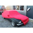 Car-Cover Satin Red mit Spiegeltaschen für Opel...