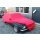 Car-Cover Samt Red with Mirror Bags for Opel Ascona B