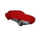 Car-Cover Satin Red mit Spiegeltasche für S-Klasse W140