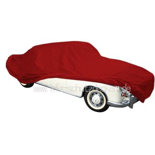 Car-Cover Samt Red for Mercedes 220S / SE Ponton (W180)