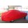 Car-Cover Satin Red ohne Spiegeltaschen für Mercedes SL Cabriolet R107
