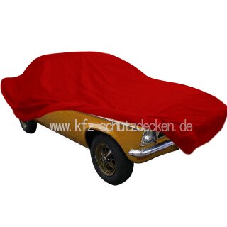 Car-Cover Samt Red for Opel Ascona A