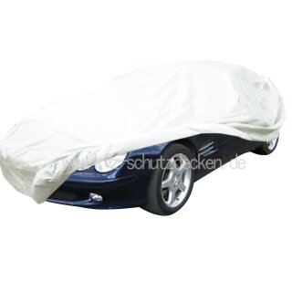 Car-Cover Satin White ohne Spiegeltaschen für Mercedes SL Cabriolet R230