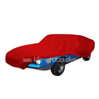 Car-Cover Samt Red for Mustang 1970-1973