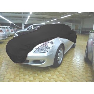 Car-Cover Satin Black mit Spiegeltaschen für Mecedes SLK R171