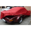 Car-Cover Samt Red without Mirror Bags for Porsche 911...