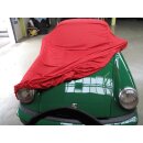 Car-Cover Samt Red without Mirror Bags for Porsche 911 with spoiler