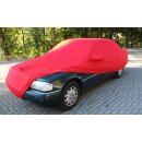 Vollgarage Mikrokontur® Rot mit Spiegeltaschen für Mercedes C-Klasse 1993-1999