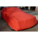 Red AD-Cover ® Mikrokontur with mirror pockets for Mercedes E-Klasse (W124) Lim., Coupe & Cabrio