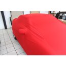 Red AD-Cover ® Mikrokontur with mirror pockets for Mercedes SL Cabriolet R129