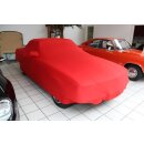 Red AD-Cover ® Mikrokontur with mirror pockets for Mercedes SL Cabriolet R107