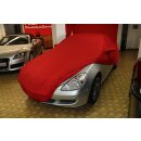 Vollgarage Mikrokontur® Rot mit Spiegeltaschen für Mercedes SLK R171
