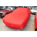 Red AD-Cover ® Mikrokontur with mirror pockets for BMW 8er (E31) Bj.90-01
