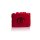 Vollgarage Mikrokontur® Rot mit Spiegeltaschen für Opel Senator