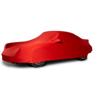 Red AD-Cover ® Mikrokontur with mirror pockets for Porsche 911F & 912