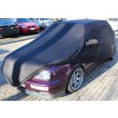 Black AD-Cover ® Mikrokuntur with mirror pockets for VW Golf III