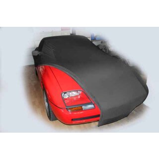 Black AD-Cover ® Mikrokuntur with mirror pockets for BMW Z1