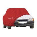 Car-Cover Samt Red with Mirror Bags for  Ford Escort III...