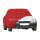 Car-Cover Satin Red mit Spiegeltaschen für Ford Escort III Limousine