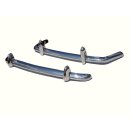 Stainless steel bumper set for Triumph TR4A TR5 TR250