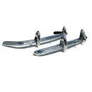 Stainless steel bumper set for Triumph TR4 from 1961-1965