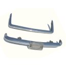 Stainless steel bumper set for Triumph TR6 - late model