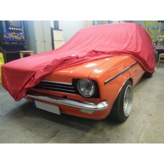Car-Cover Samt Red for  Opel Kadett C City 1975-1979