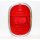 Glass for rear taillight red, with retro-reflector, chrome rim passgenau for VW bus / VW 181