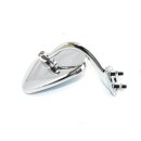 Right chrome outside mirror for Mercedes Benz W110 W111 W113 Early