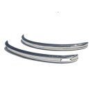 Stainless steel bumper set for German VW Beetle from 1975