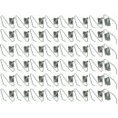 48 Teiliges Klammern Set für Mercedes Ponton Radlaufchrom