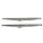2 stainless steel wiper blades for Fiat 1100D 1965-1969