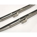 2 stainless steel wiper blades for Lancia Flavia Coupe...