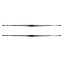 2 Silver wiper blades for Mercedes R107 280SL 300SL 450SL...