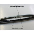 Stainless steel wiper blade silver 40cm. For vintage cars