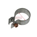 Stainless steel hose clamp 45mm.