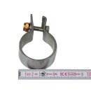Stainless steel hose clamp 45mm.